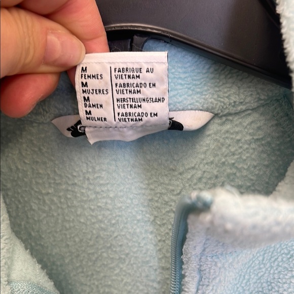 Columbia Blue Puffer Jacket Full-Zip Relaxed Fit - Picture 4 of 6